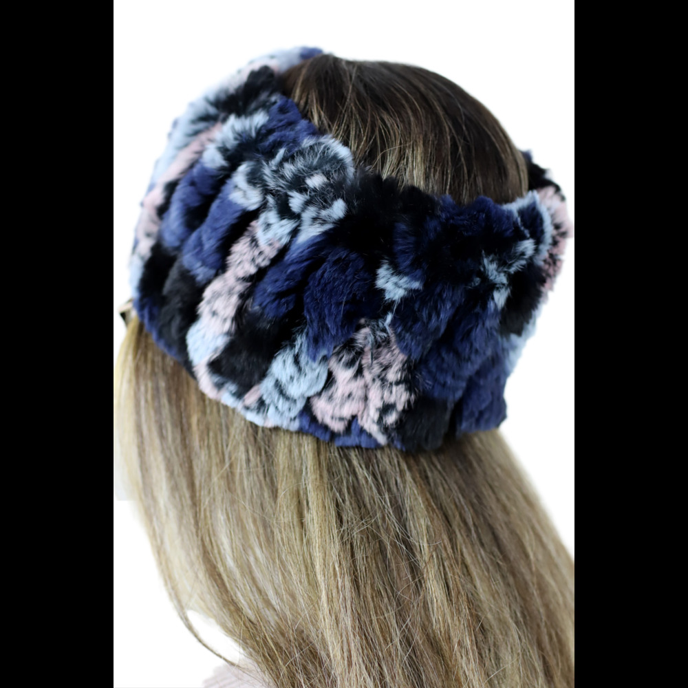 La Fiorentina Rex Rabbit Headband - Blue/Multi